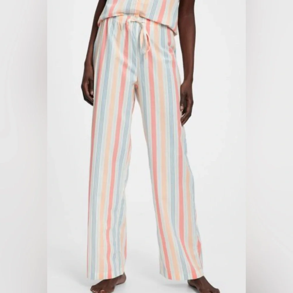 😴GAP Body multi-striped poplin pj bottoms. Size S. - Picture 2 of 7